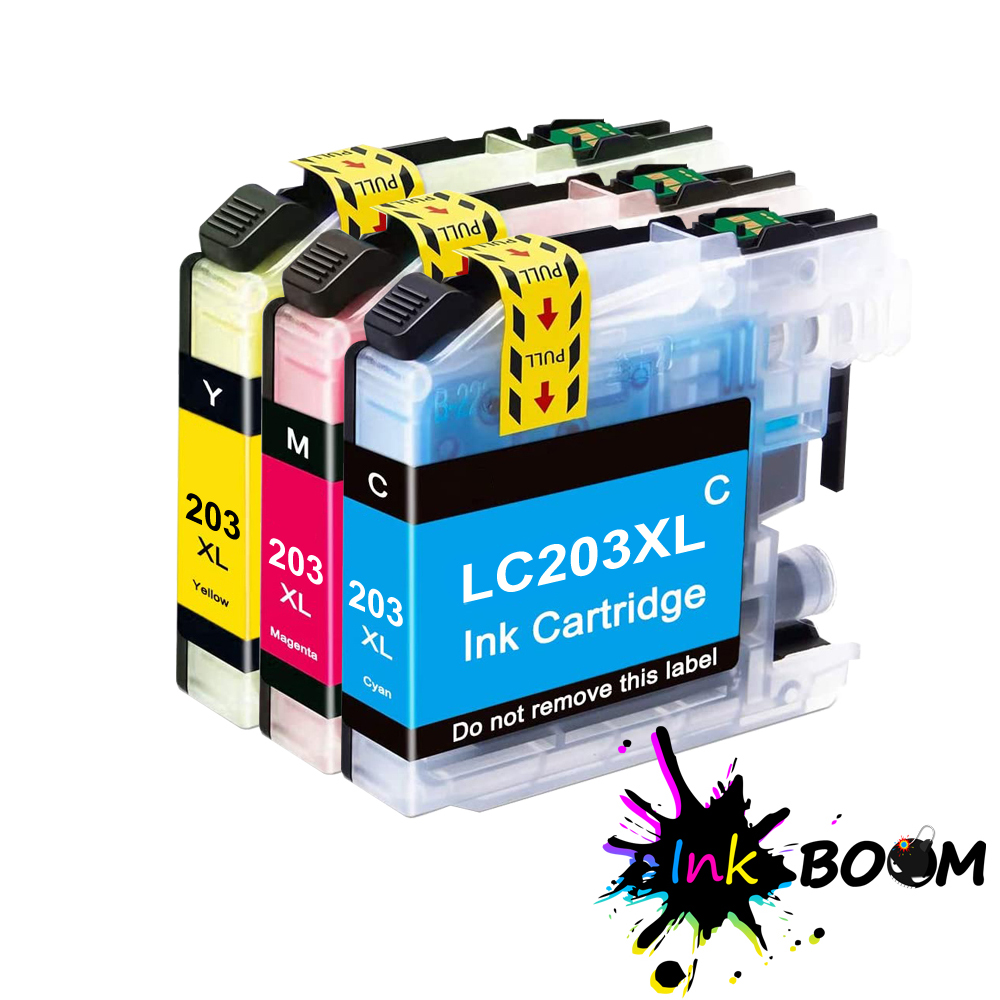 LOTTO Cartuccia d'inchiostro adatta a Brother LC203 LC201 MFC-J4420DW MFC-J485DW MFC-J5620DW - Foto 6 di 10