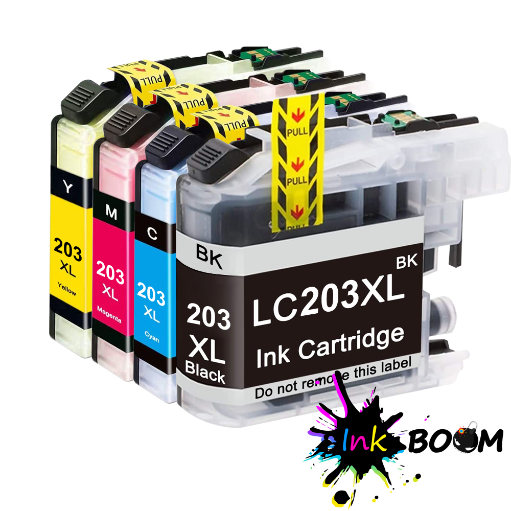 LOTTO Cartuccia d'inchiostro adatta a Brother LC203 LC201 MFC-J4420DW MFC-J485DW MFC-J5620DW - Foto 7 di 10