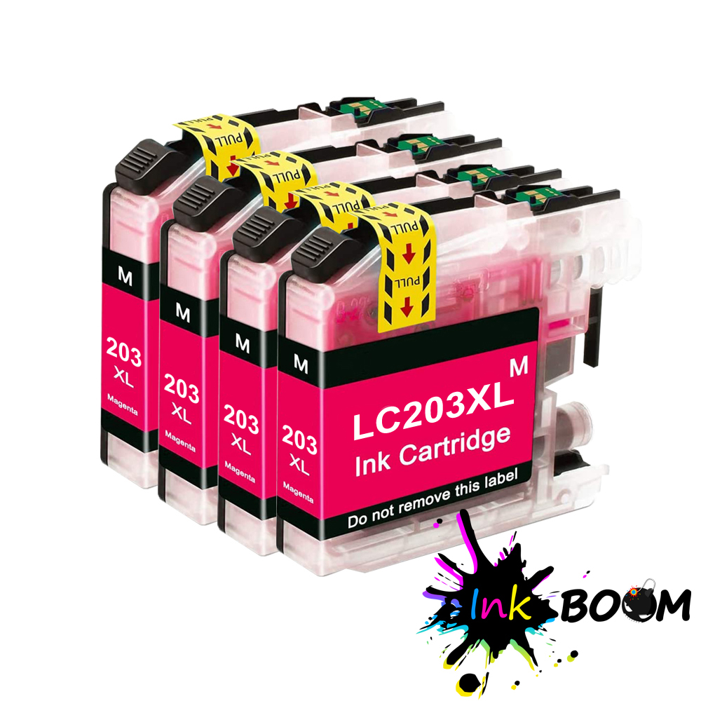 LOTTO Cartuccia d'inchiostro adatta a Brother LC203 LC201 MFC-J4420DW MFC-J485DW MFC-J5620DW - Foto 4 di 10