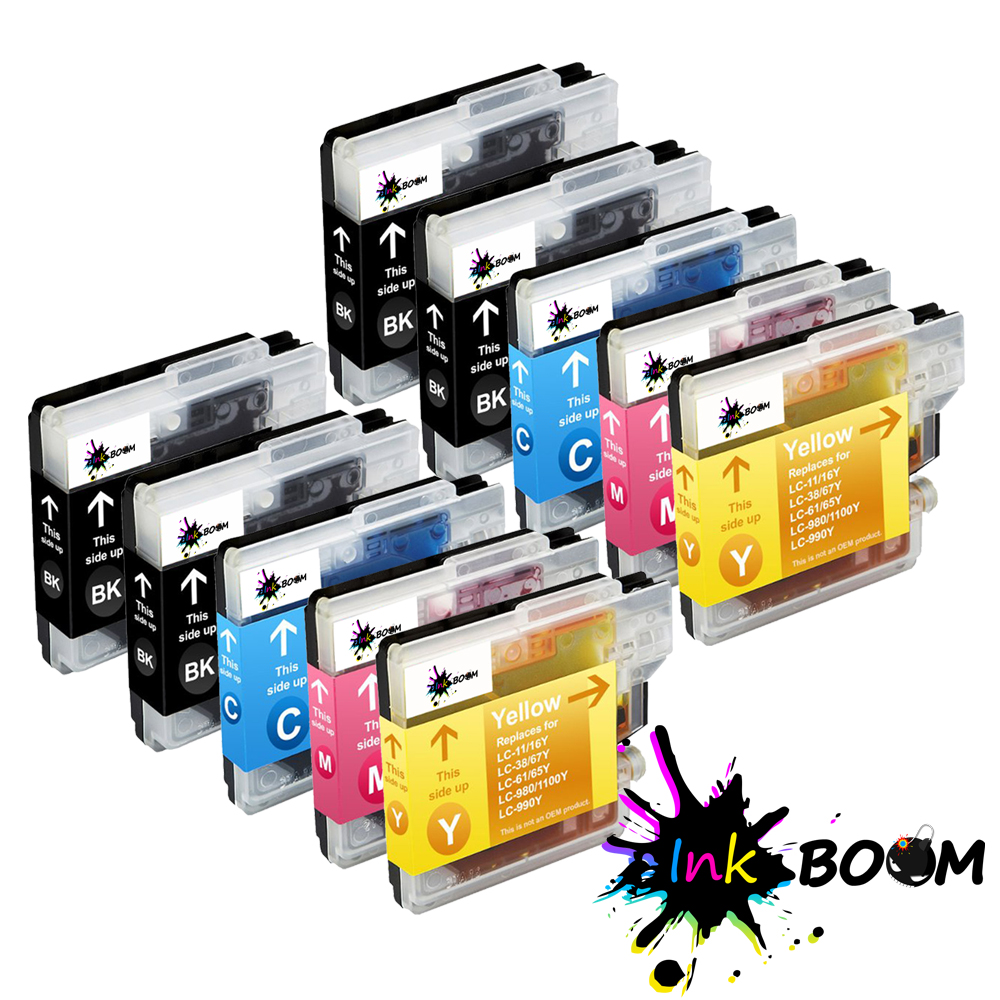 LOT Ink Cartridge fits Brother LC61 DCP-145C DCP-6690CW MFC-6890CDW 255CW - Picture 10 of 13