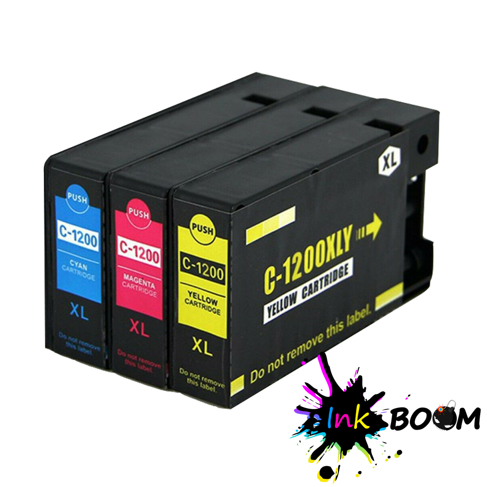 thumbnail image 2 of 5-Pack PGI-1200XL Ink Cartridges For Canon MAXIFY MB2320 MB2120 MB2020 – Black, Cyan, Magenta, Yellow 2 of 2