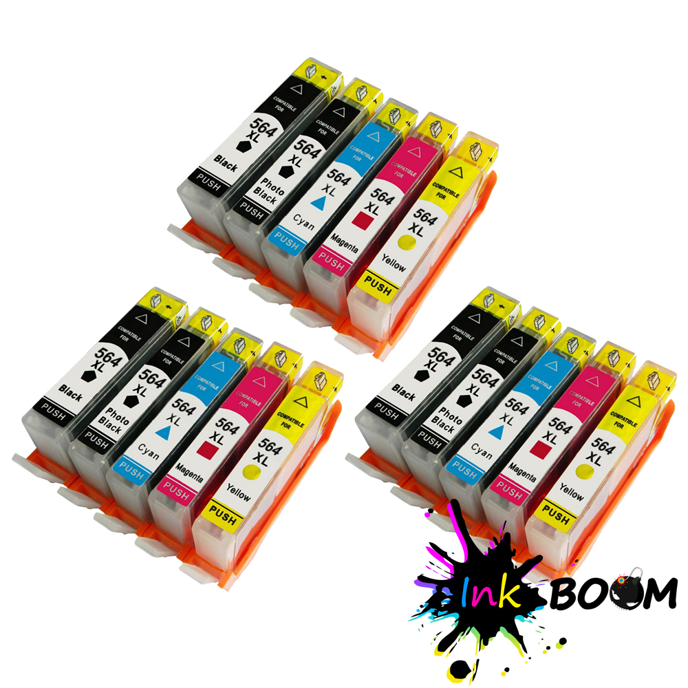 LOT Ink Cartridge replace for HP 564XL Photosmart D5468 C5324 C5370 B110c 6512 - Picture 10 of 10